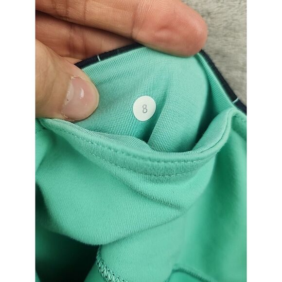 Lululemon Womens Green Elastic Waist High Rise Compression Legging Pants Size 8 - Picture 3 of 8